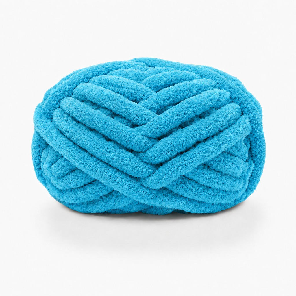 Bright Blue - Chunky Yarn 250g Ball
