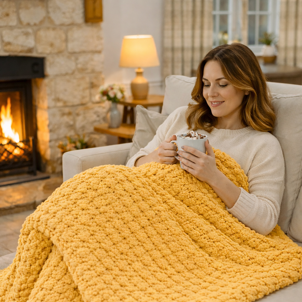 Mustard Yellow - Chunky Yarn 250g Ball