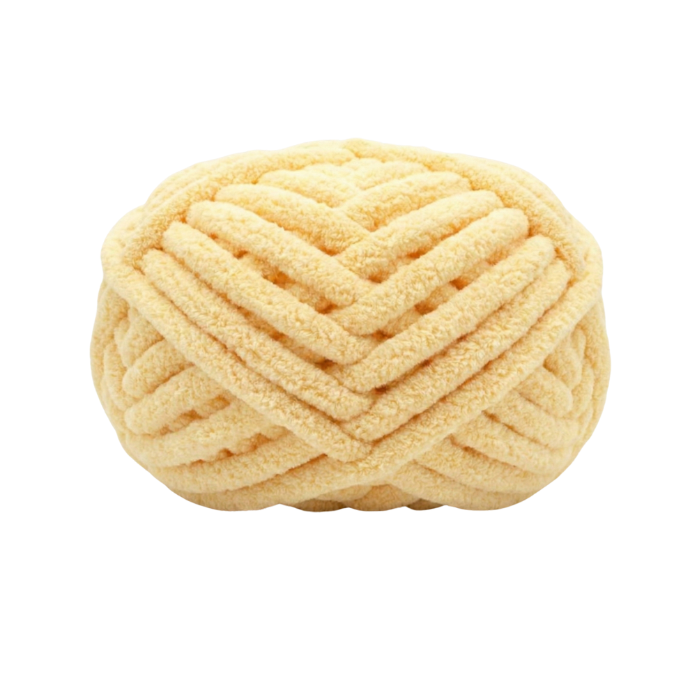 Soft Yellow - Chunky Yarn 250g Ball
